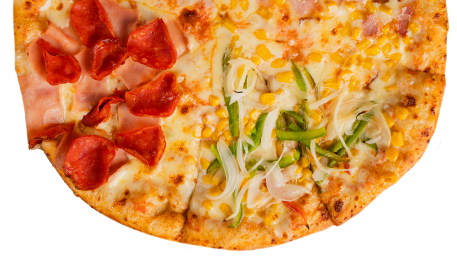 half pizza